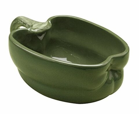 SUMMIT COLLECTION Green Bell Pepper Collectible Vegetable Ceramic Soup Bowl