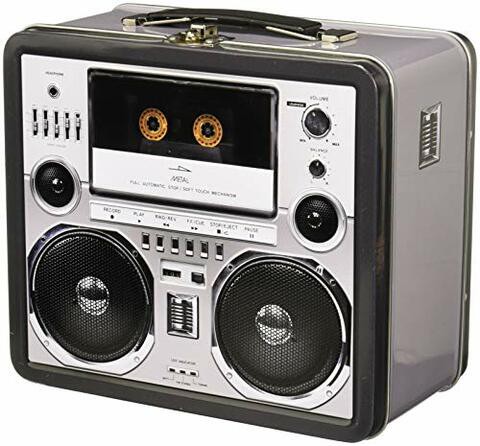 Aquarius Boombox Large Tin Fun Box