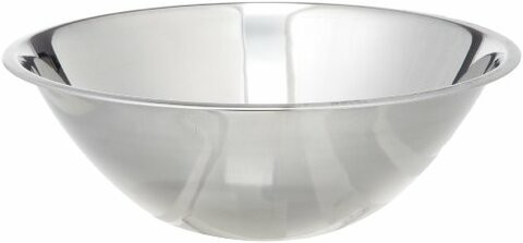 Excelsteel 4.25-Quart Wide Rimmed Stainless Steel Mixing Bowl