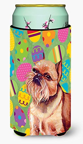 Caroline&#39;s Treasures Lh9404Tbc Brussels Griffon Easter Eggtravaganza Tall Boy Beverage Insulator Beverage Insulator Hugger, Tall Boy, Multicolor