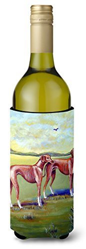 Caroline&#39;s Treasures 7001Literk Azawakh Hound Wine Bottle Beverage Insulator Beverage Insulator Hugger, Wine Bottle, Multicolor