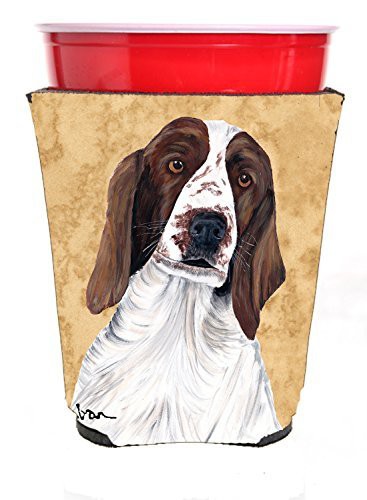 Caroline&#39;s Treasures Sc9131Rsc Springer Spaniel Red Solo Cup Beverage Insulator Hugger, Red Solo Cup, Multicolor