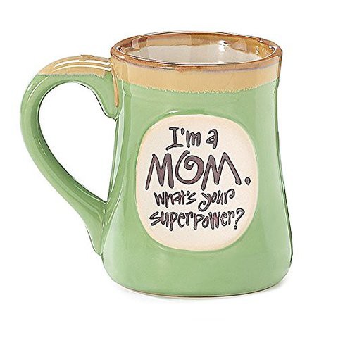 burton+BURTON 1 X I&#39;M A Mom Superpower Lime Green 18 Oz Mug