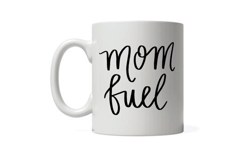 Giftmate Mom Fuel Printed Ceramic Tea and Coffee Mug 320ml