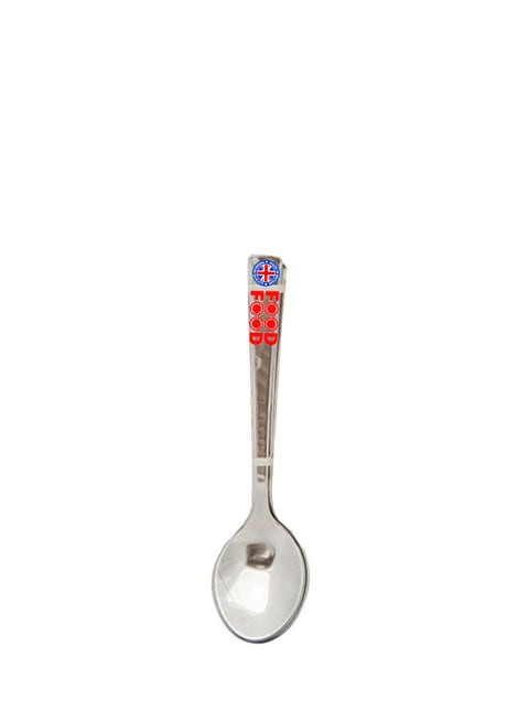 Generic 6-Piece Hammered Tea Spoons Set Silver 13.5cm