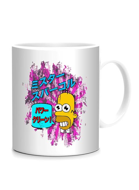 FMstyles Mr Sparkle Printed Mug White 10 cm