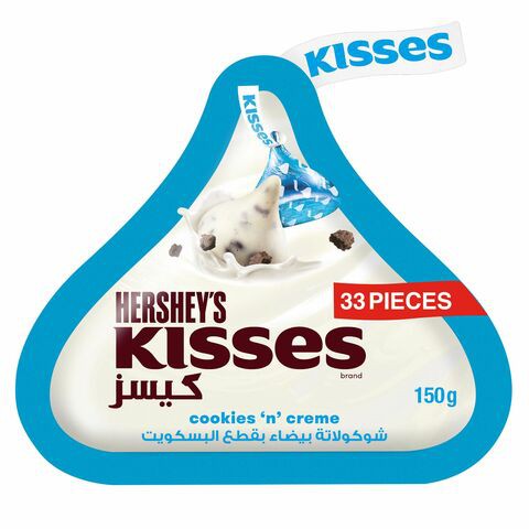 Hershey&#39;s Kisses Cokies Creme 150g