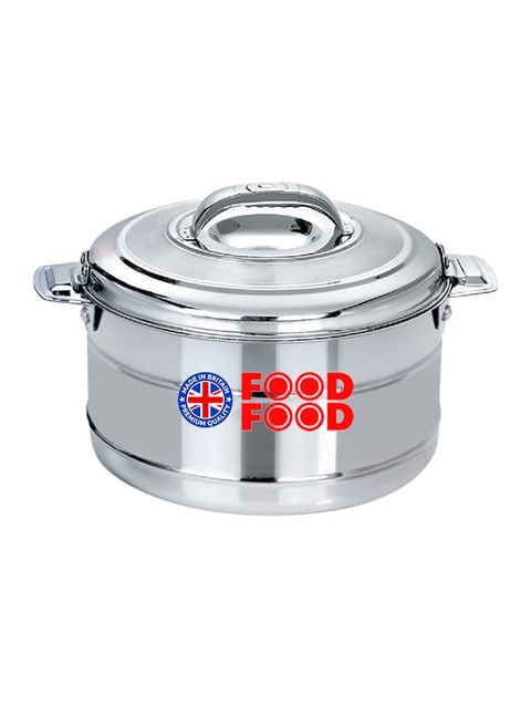 Generic Elentra Steel 6000ml Hotpot Silver 32cm