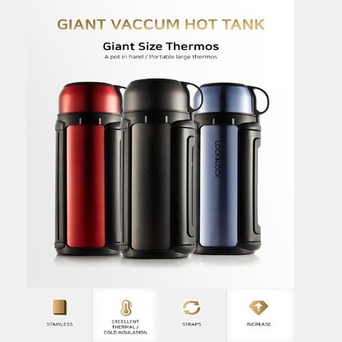 Lock &amp; Lock Flask Giant 1500Ml 1412Pg Assorted Colors