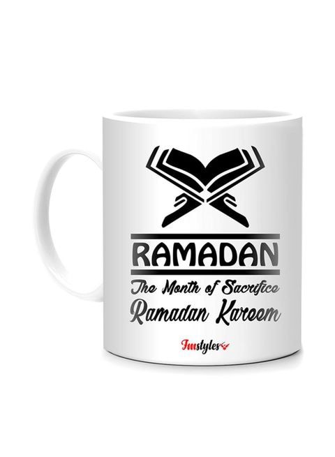 FMstyles Ramadan The Month Of Sacrifice Printed Mug White/Black 10 cm