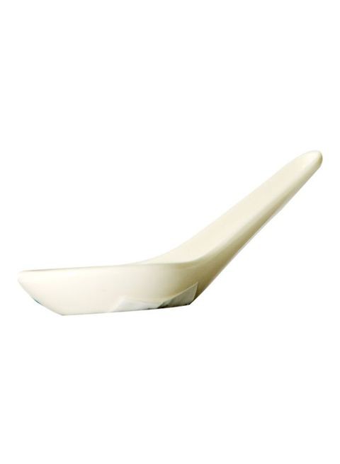 Royalford Melamine Soup Spoon White 8centimeter