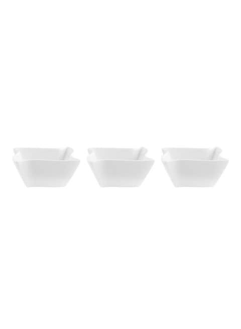 Delcasa 3-Piece Bowl Set White