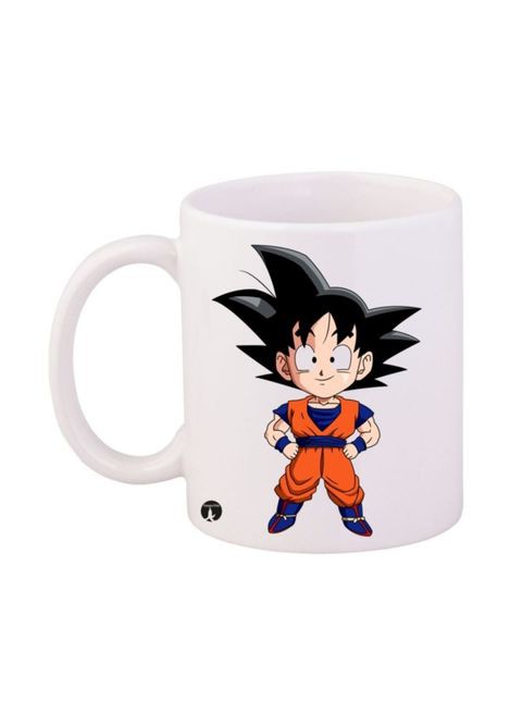 Bp Dragon Ball Printed Mug White/Red/Blue 12Ounce