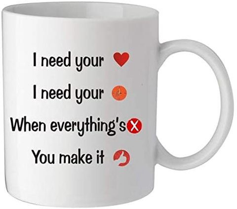 Giftex - I Need Your Love Mug