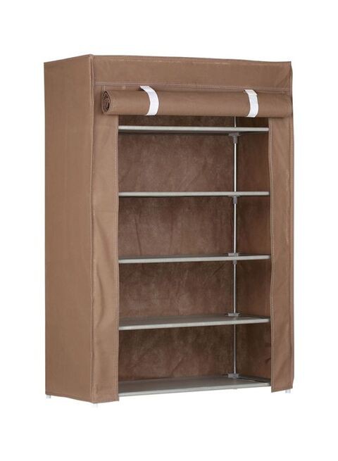 Generic 5-Tier Shoe Rack Coffee 55X7X22cm