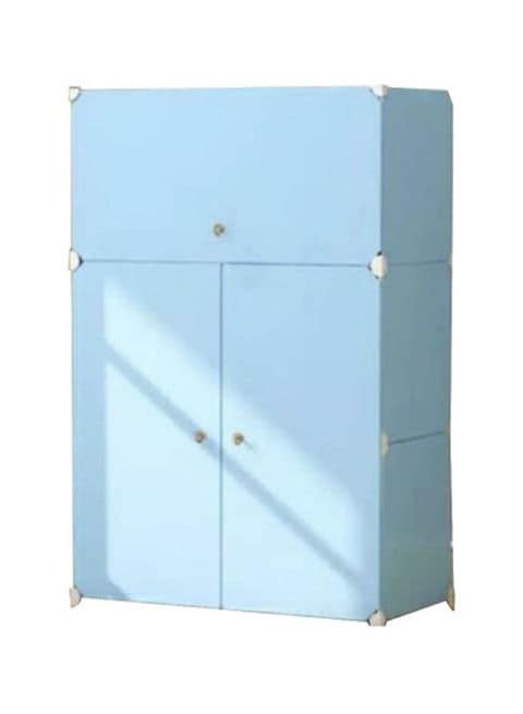 Generic Shoe Rack Cupboard Blue 93cm