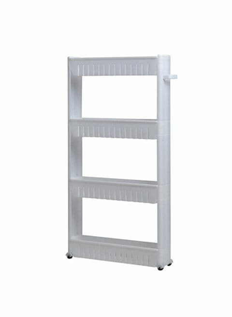 4 Tier Multipurpose Shelf White