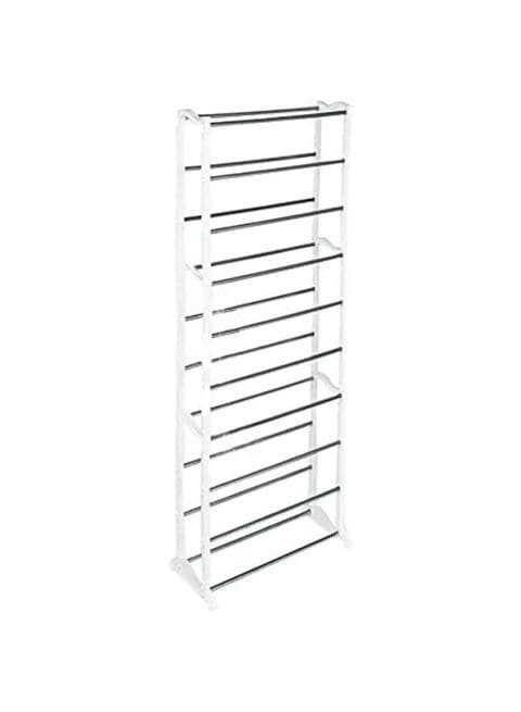 Generic 10-Tier Shoe Rack Silver