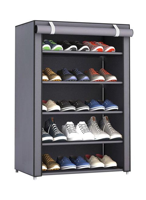 Generic Shoes Organizer Rack Grey 90x60x30centimeter