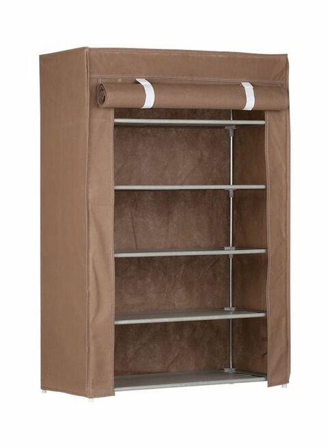 Generic 5-Tier Shoe Rack Organizer Coffee