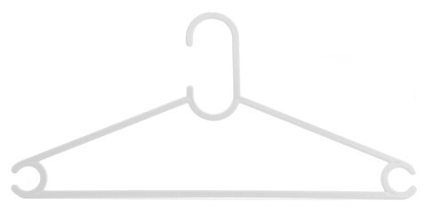 KOOPMAN CLOTHS HANGER SET OF 10PCS - WHITE