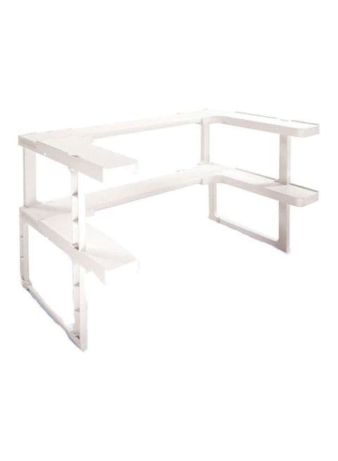 Generic Acrylic Spice Organizer Shelf White