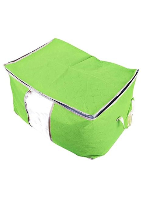 Generic Large Capacity Zippered Storage Bag Green