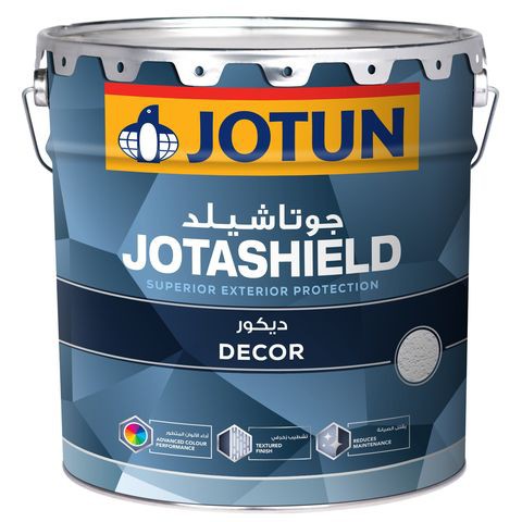 Jotun Jotashield Decor Travertine Exterior Texture Top Coat (White, 16 L)