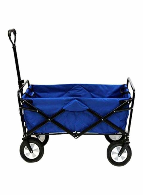 Portable Garden Cart Blue/Black 54x116x90cm