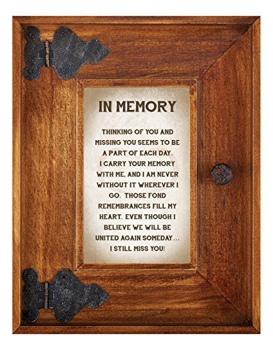 CB Gift Lovelea Down Home Collection Tabletop Frame, In Memory