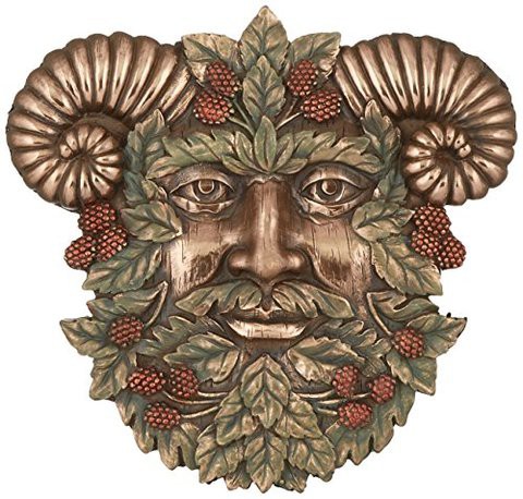 SUMMIT BY WHITE MOUNTAIN Greenman Summer Plaque Fantasy Designer Decoration Collectible