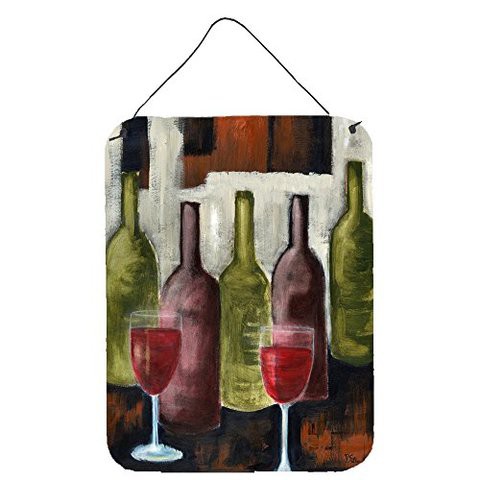 Caroline&#39;s Treasures Pet0216Ds1216 Red Wine By Petrina Sutton Wall Or Door Hanging Prints, 12X16, Multicolor