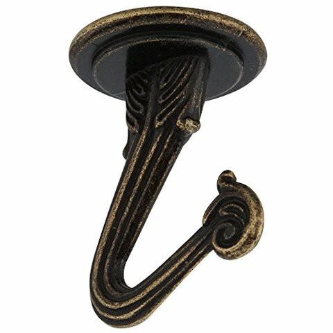 National Hardware N249-581 Swag Hook 1-1/2In Ant Brs, 1-1/2&quot;, Antique Brass