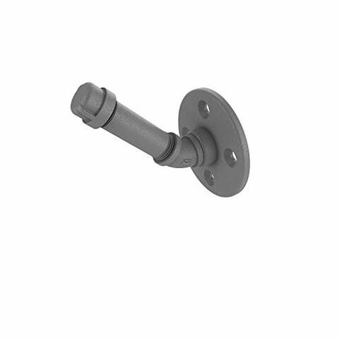 Allied Brass P-300-Hk Pipeline Collection Single Robe Hook, Matte Gray