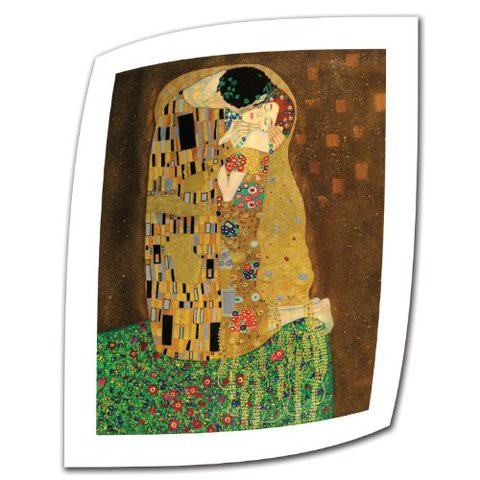ArtWall The Art Wall The Kiss Rolled Canvas Print By Gustav Klimt, 12 By 16-Inch