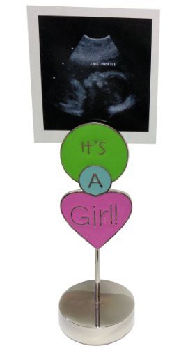 Mud Pie It&#39;s A Girl Mommy 2 Bee Photo Or Sonogram Clip Frame - 4.25 Inches Tall