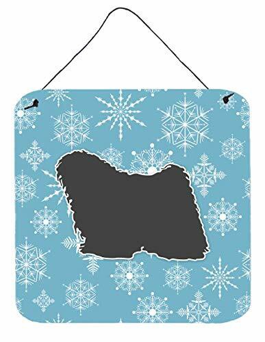 Caroline&#39;s Treasures Bb3563Ds66 Winter Snowflake Puli Wall Or Door Hanging Prints, 6X6, Multicolor