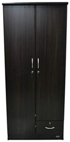 Generic 2 Door Cabinet With Drawer - 180 X 80 X 40 (Wenge) - H180 X L80 X D40