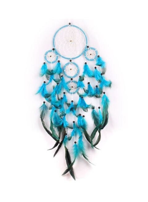 Generic Handmade Dream Catcher Blue 60X13cm