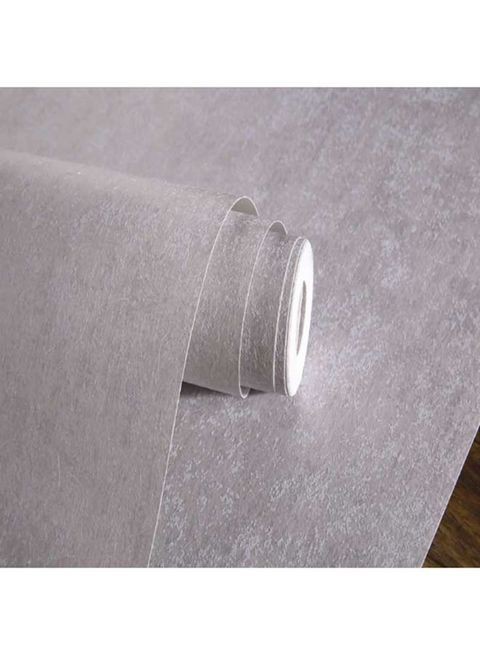 Generic Waterproof Self-Adhesive Wallpaper Grey 0.53x10meter