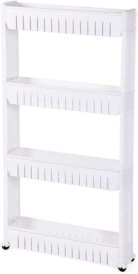 SKY-TOUCH Organizer for kitchen and Bathroom 4 shelves, white