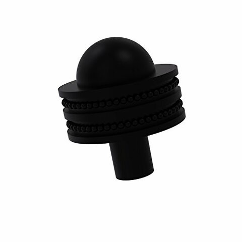 Allied Brass 101Ad 1-1/2 Inch Cabinet Knob, Matte Black