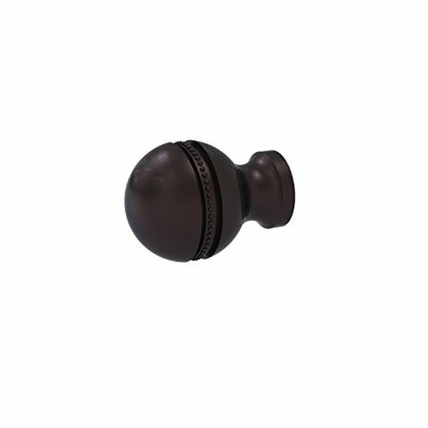 Allied Brass P-1 1 Inch Beaded Cabinet Knob, Antique Bronze