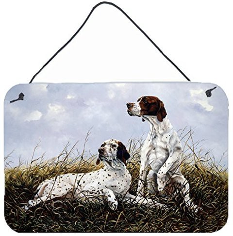 Caroline&#39;s Treasures Hmhe0011Ds812 English Pointer By Michael Herring Wall Or Door Hanging Prints, 8X12, Multicolor