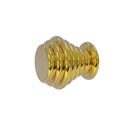 Allied Brass M-1 Designer Cabinet Knob, Polished Brass