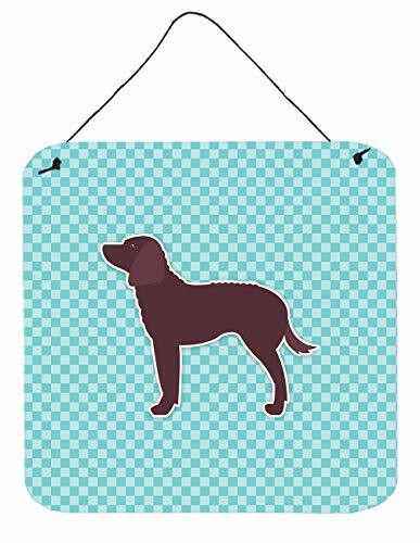 Caroline&#39;s Treasures Bb3701Ds66 American Water Spaniel Checkerboard Blue Wall Or Door Hanging Prints, 6X6, Multicolor