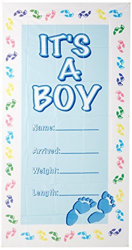 Beistle It&#39;s A Boy Door Cover Party Accessory (1 Count) (1/Pkg)
