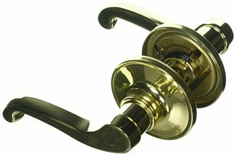 Schlage J Dexter Bright Brass Universal Passage Door Lever