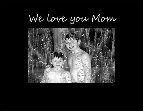 Infusion Gifts 9008-Sb We Love You Mom Photo Frame, Small, Black