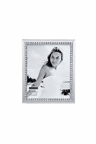 Malden International Designs Malden Brilliance Jewel Mirror Picture Frame, 8X10, Mirrored